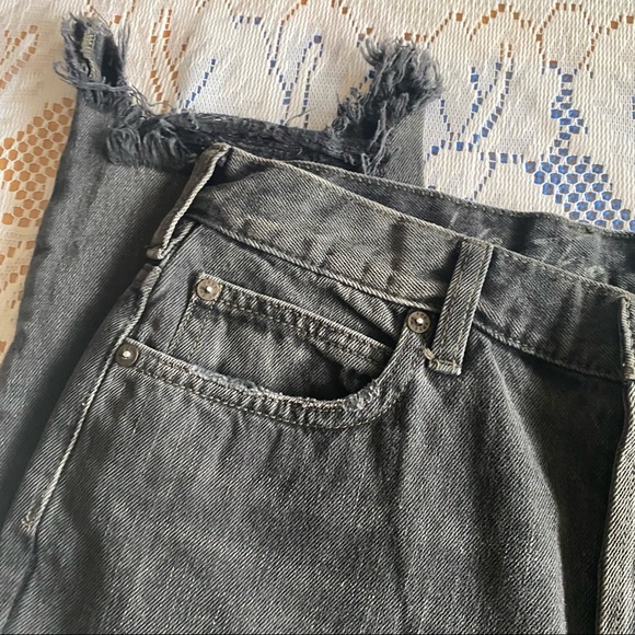 NWT We The Free • Chewed Up Midrise Straight in Rugged Black - Picture 4 of 13